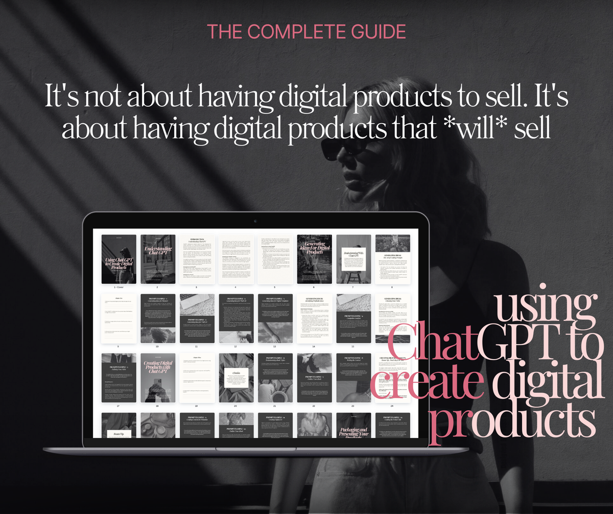 Use ChatGPT To Help You Create Digital Products
